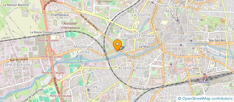 localisation de l'entreprise RENNISSIME  RENNES
