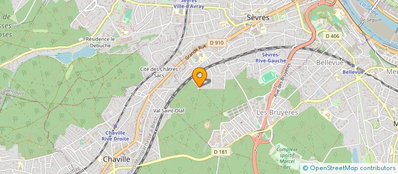 localisation de l'entreprise RENNO INTERNATIONAL  SEVRES