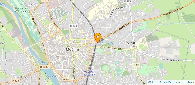 localisation de l'entreprise RENNSPORT  MOULINS