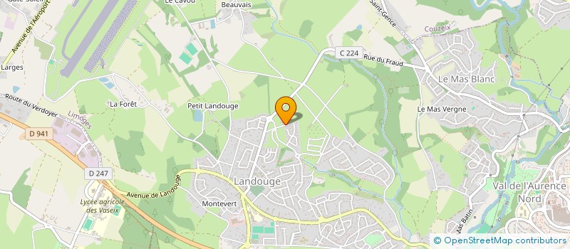 localisation de l'entreprise RENNSPORT HOLDING à LIMOGES