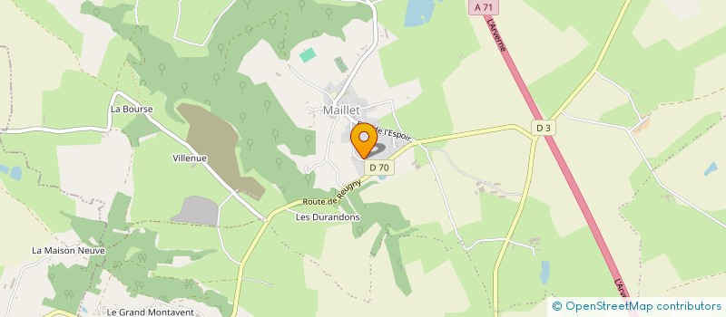 localisation de l'entreprise RENO 13 DU BOCAGE  HAUT-BOCAGE