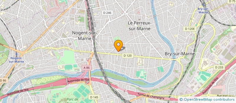 localisation de l'entreprise RENO 2  LE PERREUX-SUR-MARNE