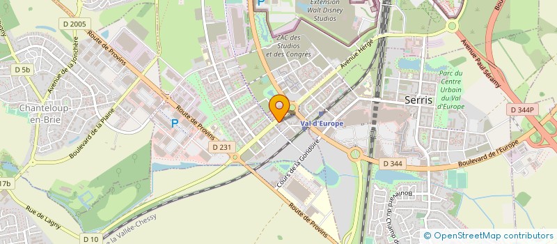 localisation de l'entreprise RENO 2000  MONTEVRAIN