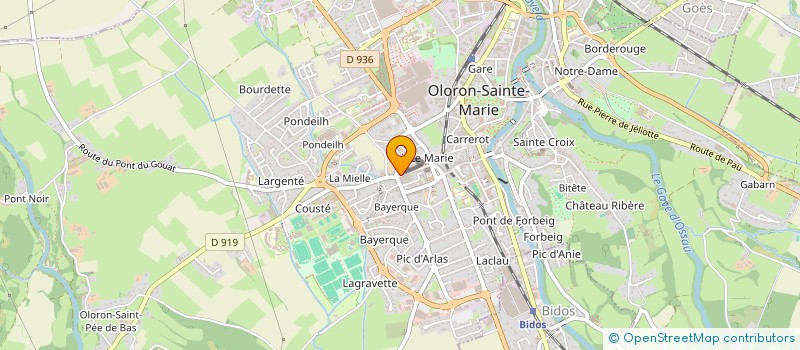 localisation de l'entreprise RENO 64  OLORON-SAINTE-MARIE