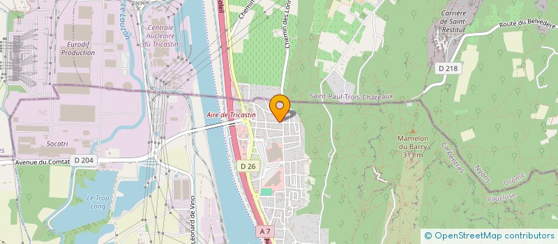 localisation de l'entreprise RENO 84 à BOLLENE