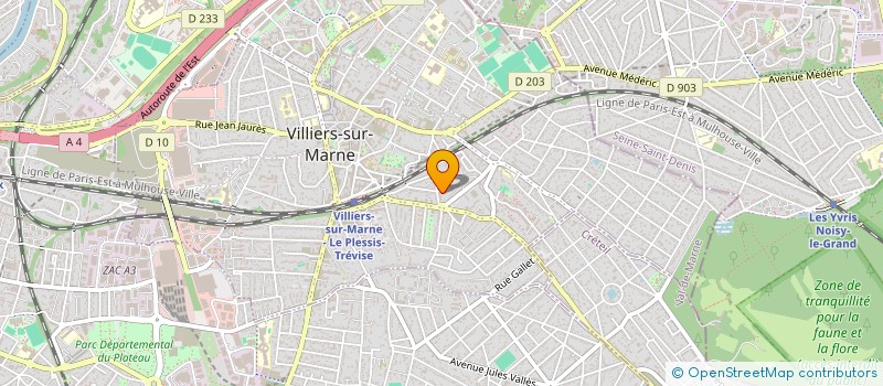 localisation de l'entreprise RENO +  CHEVRY-COSSIGNY