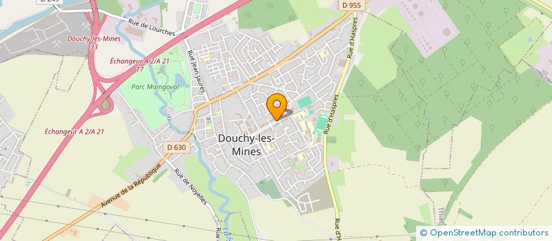localisation de l'entreprise RENO-ABITA à DOUCHY-LES-MINES