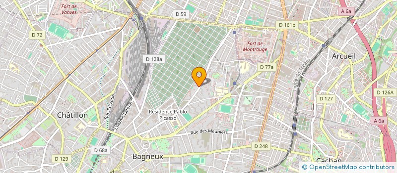 localisation de l'entreprise RENO BAT à BAGNEUX