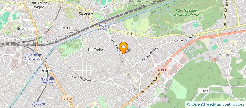 localisation de l'entreprise RENO-BAT à SEVRAN