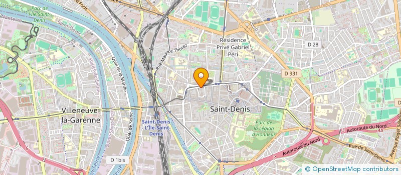 localisation de l'entreprise RENO BAT à SAINT-DENIS