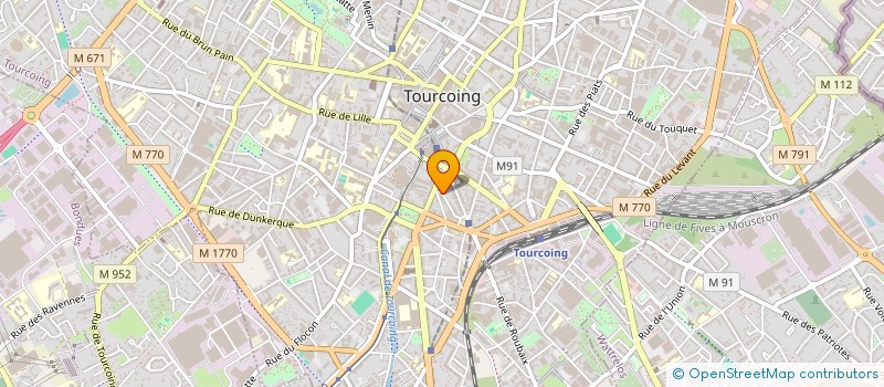 localisation de l'entreprise RENO BAT HDF  TOURCOING