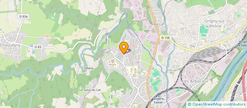 localisation de l'entreprise RENO BATIS à GIVORS
