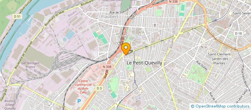 localisation de l'entreprise RENO BEYT  LE PETIT-QUEVILLY