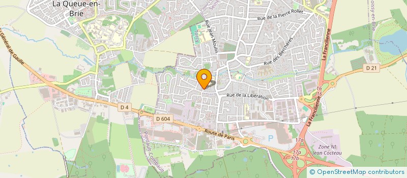 localisation de l'entreprise RENO CLIM PLUS à PONTAULT-COMBAULT