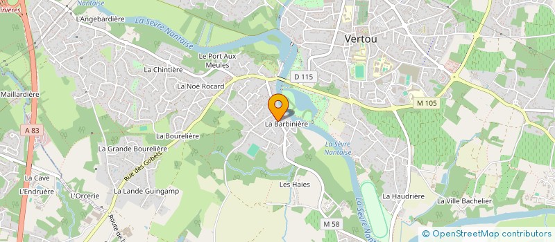 localisation de l'entreprise RENO CONTACT à VERTOU