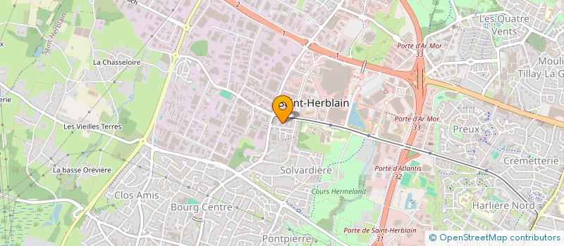 localisation de l'entreprise RENO COULEURS à SAINT-HERBLAIN