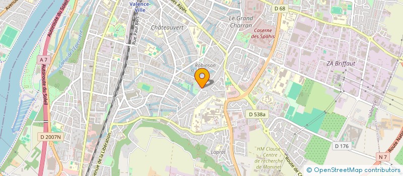 localisation de l'entreprise RENO COURTAGE  VALENCE