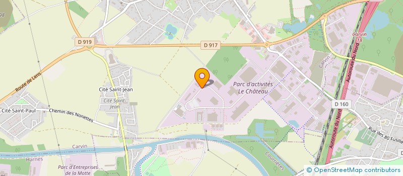 localisation de l'entreprise RENO DE FRANCE à CARVIN