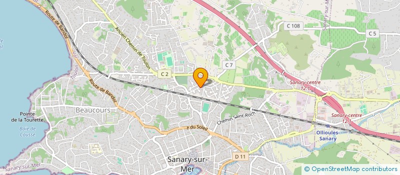 localisation de l'entreprise RENO DECO  SANARY-SUR-MER