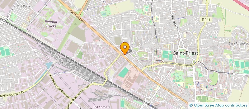 localisation de l'entreprise RENO DECO CONCEPT  SAINT-PRIEST