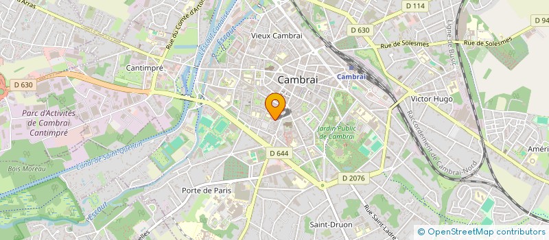localisation de l'entreprise RENO DIFFUSION  CAMBRAI