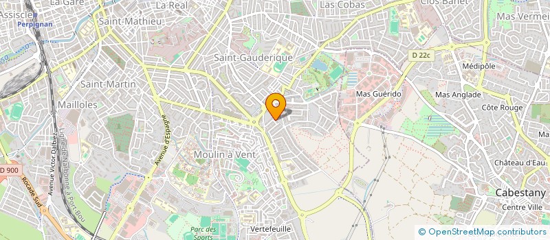 localisation de l'entreprise RENO ENERGIE 66  PERPIGNAN