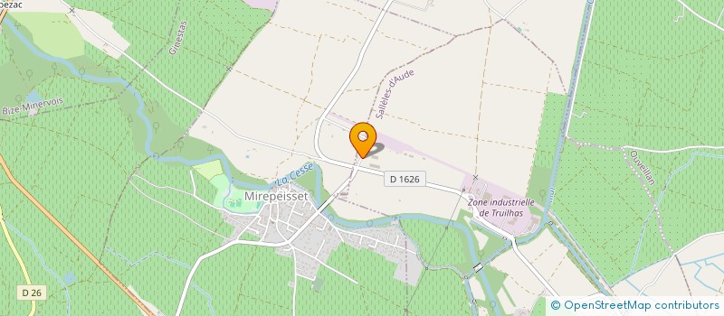 localisation de l'entreprise RENO FACADE  SALLELES-D'AUDE