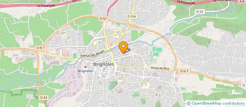 localisation de l'entreprise RENO-FACADE83  BRIGNOLES