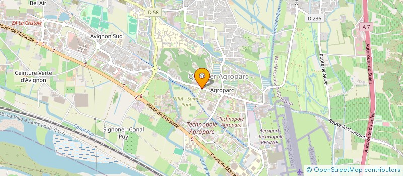 localisation de l'entreprise RENO FLEX  AVIGNON