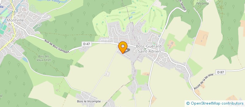 localisation de l'entreprise RENO HABITAT 76  MONTVILLE