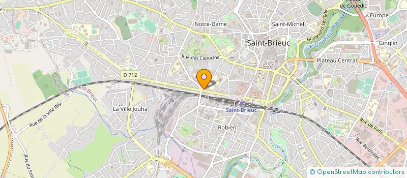 localisation de l'entreprise RENO-HABITAT à SAINT-BRIEUC