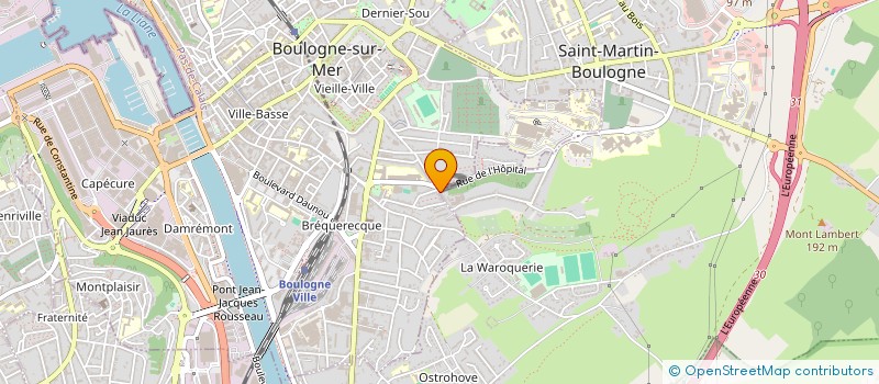 localisation de l'entreprise RENO HABITAT à SAINT-MARTIN-BOULOGNE