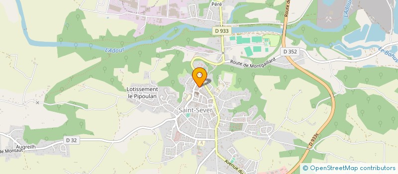 localisation de l'entreprise RENO HABITAT  SAINT-SEVER