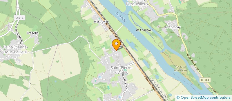 localisation de l'entreprise RENO IMMO  LA CHAPELLE-LONGUEVILLE