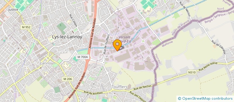 localisation de l'entreprise RENO'IMMO  TOUFFLERS