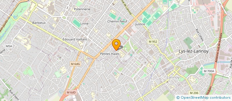 localisation de l'entreprise RENO INTEXT à ROUBAIX