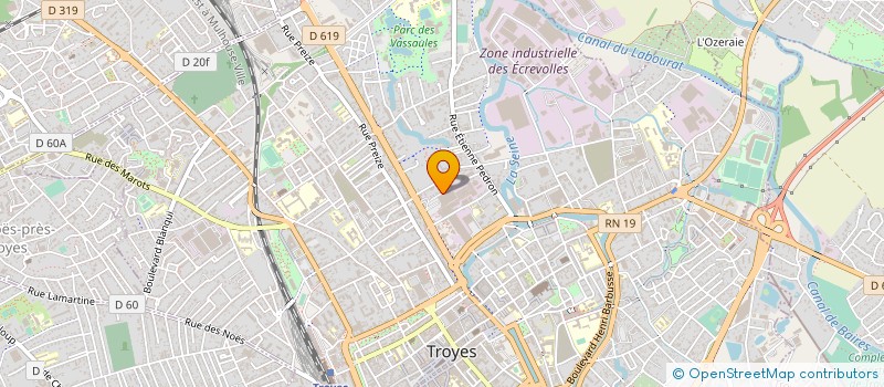 localisation de l'entreprise RENO ISOL ENERGIE à TROYES