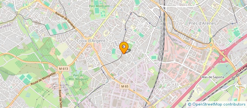 localisation de l'entreprise RENO JARDINS à MONTPELLIER