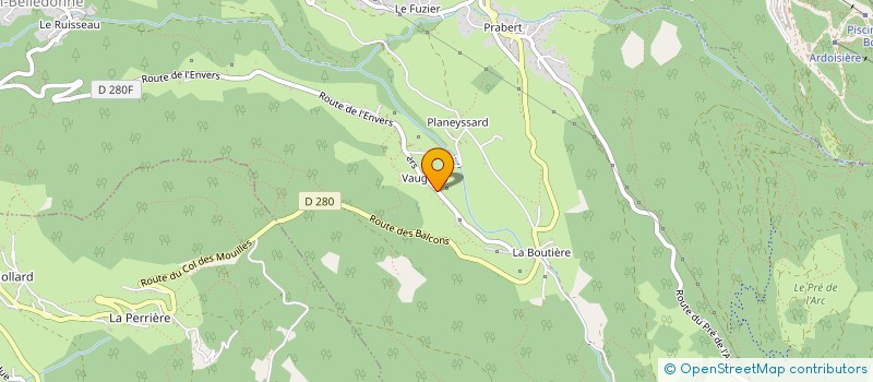 localisation de l'entreprise RENO KAM  LAVAL-EN-BELLEDONNE