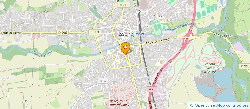 localisation de l'entreprise RENO LOC IMMO 63  ISSOIRE