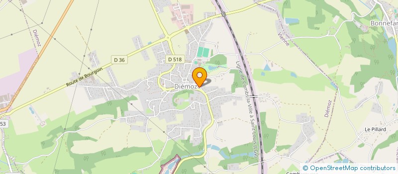 localisation de l'entreprise RENO LYON 69  DIEMOZ