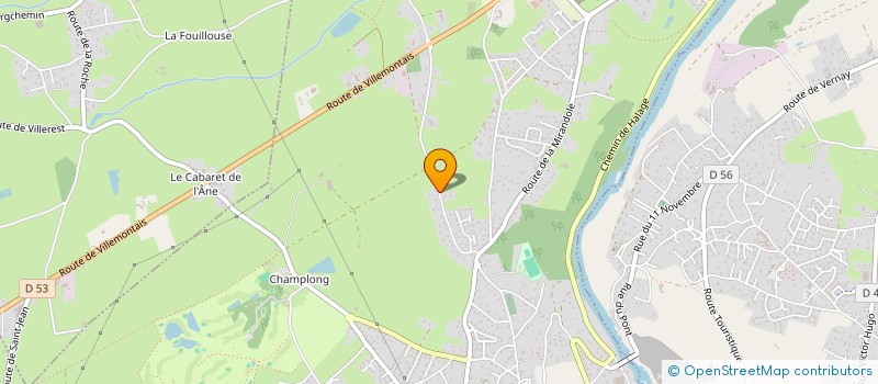 localisation de l'entreprise RENO'LYS  VILLEREST