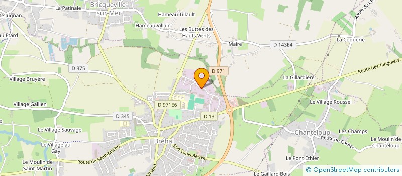 localisation de l'entreprise RENO MANCHE  BREHAL