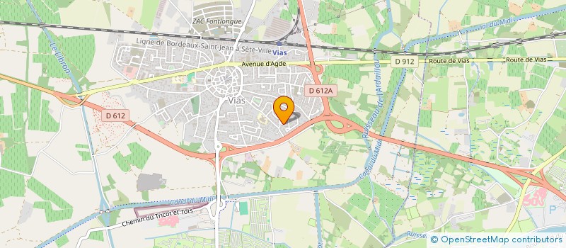 localisation de l'entreprise RENO MTH  VIAS