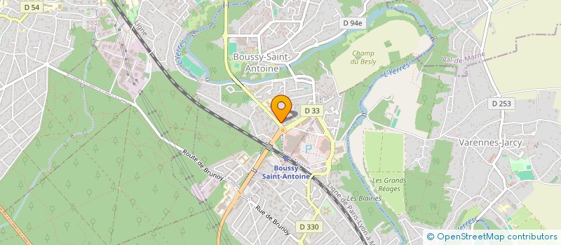 localisation de l'entreprise RENO-NEUVE à BOUSSY-SAINT-ANTOINE