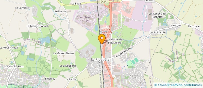 localisation de l'entreprise RENO OUEST VENDEE à LE POIRE-SUR-VIE