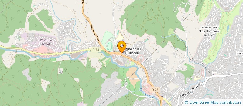 localisation de l'entreprise RENO PAVAGE  SAINTE-MAXIME