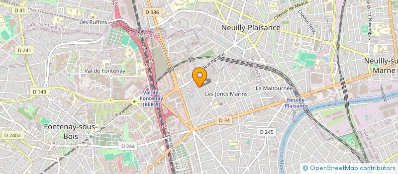 localisation de l'entreprise RENO'PHIL à LE PERREUX-SUR-MARNE