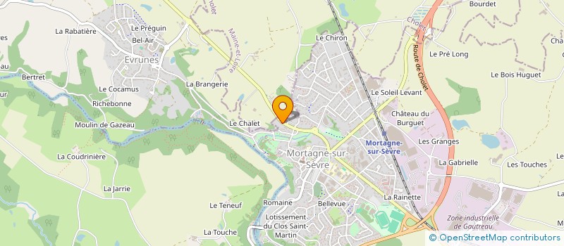 localisation de l'entreprise RENO PLACO VENDEE  MORTAGNE-SUR-SEVRE