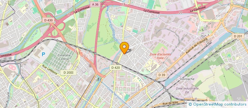 localisation de l'entreprise RENO SERVICES  ILLZACH